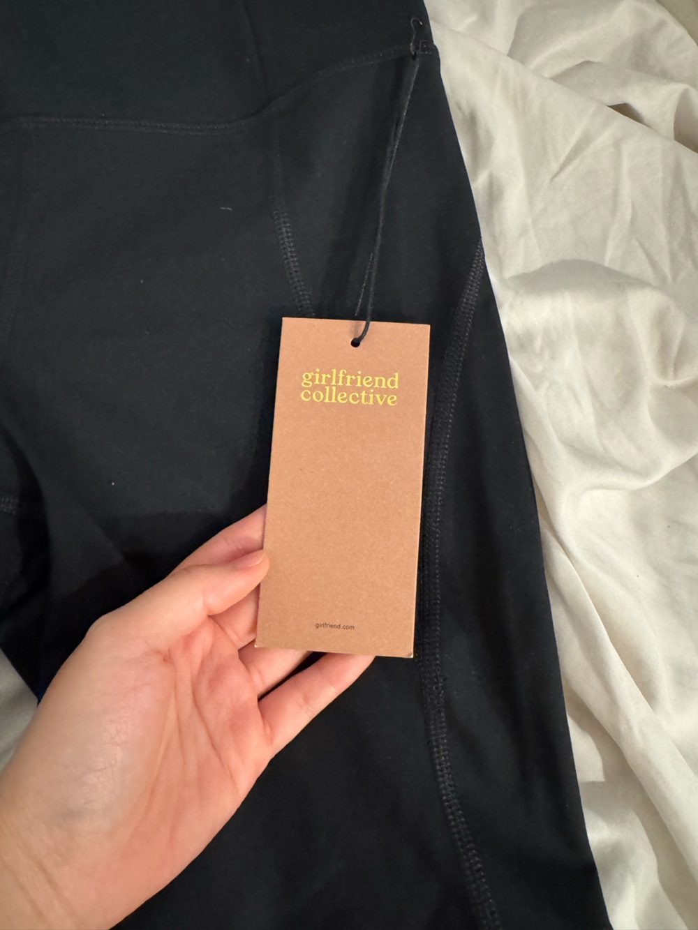 girlfriend collective Black High-Rise Leggings